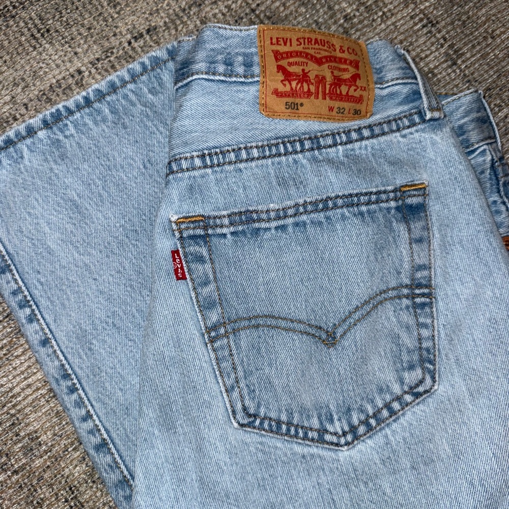 Levi's Classic Light Blue Straight Jeans